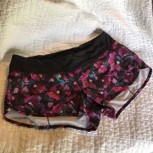 Lululemon speed shorts